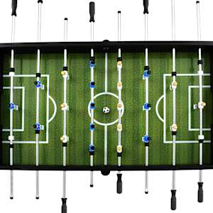 Stolní fotbal ocel 60 kg 140x74,5x87,5 cm černý - obrázek 4
