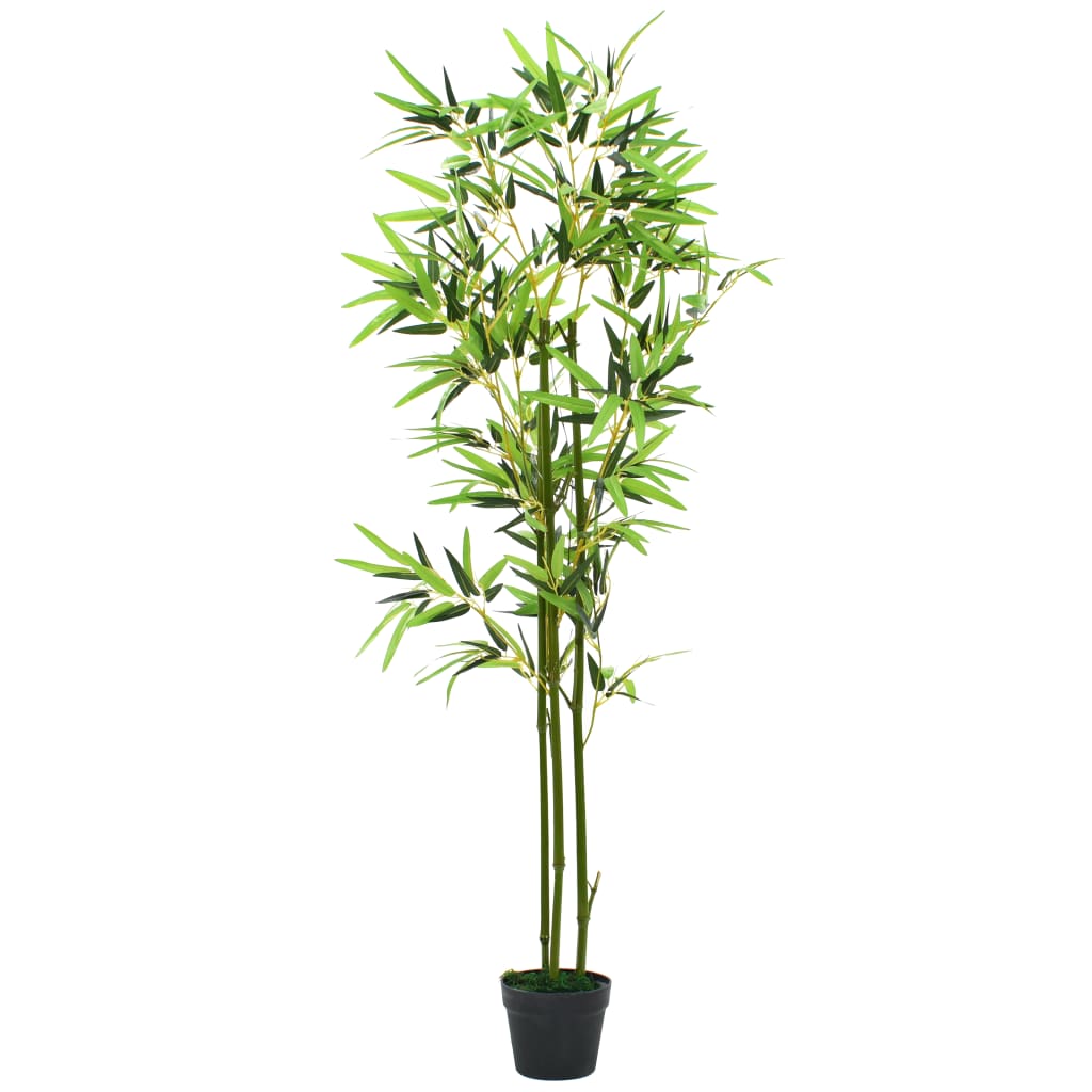 Image of vidaXL Artificial Bamboo Plant with Pot 150 cm Green