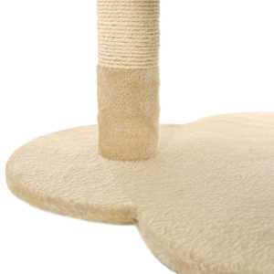 Škrabadlo pro kočky se sisalovými sloupky 50 cm béžovo-hnědé - obrázek 7