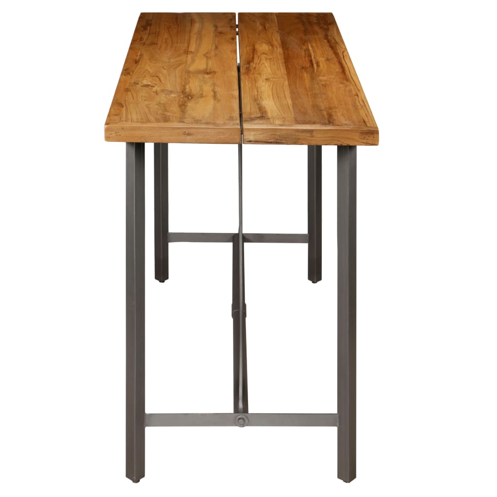 Barski stol od masivne reciklirane tikovine 150 x 70 x 106 cm
