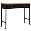 vidaXL konsoollaud MDF ja okaspuit, 100 x 33,5 x 80 cm