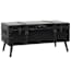  vidaXL MDF és acél dohányzóasztal 102 x 51 x 48 cm termék 2. képe
