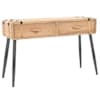 vidaXL konsoollaud toekast kuusepuidust, 115 x 40,5 x 76 cm