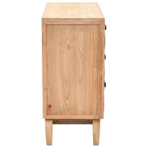 Komoda se zásuvkami masivní jedlové dřevo 80 x 36 x 75 cm - obrázek 4