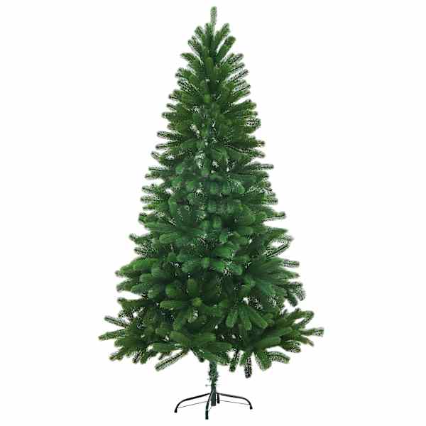 vidaXL kunstkuusk 150 cm, elutruud okkad, roheline