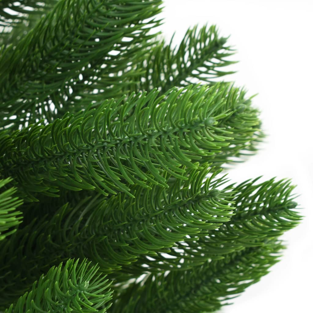 Zöld műkarácsonyfa élethű tűlevelekkel 150 cm 