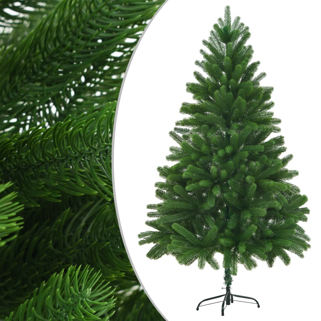 vidaXL Brad de Crăciun artificial, ace cu aspect natural, 210 cm verde