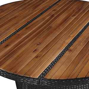 vidaXL Hagebord 150x74 cm polyrotting og heltre akasie