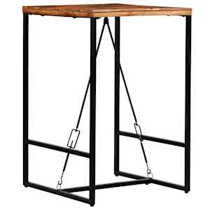 Barový stůl masivní recyklované dřevo 70 x 70 x 106 cm - obrázek 4