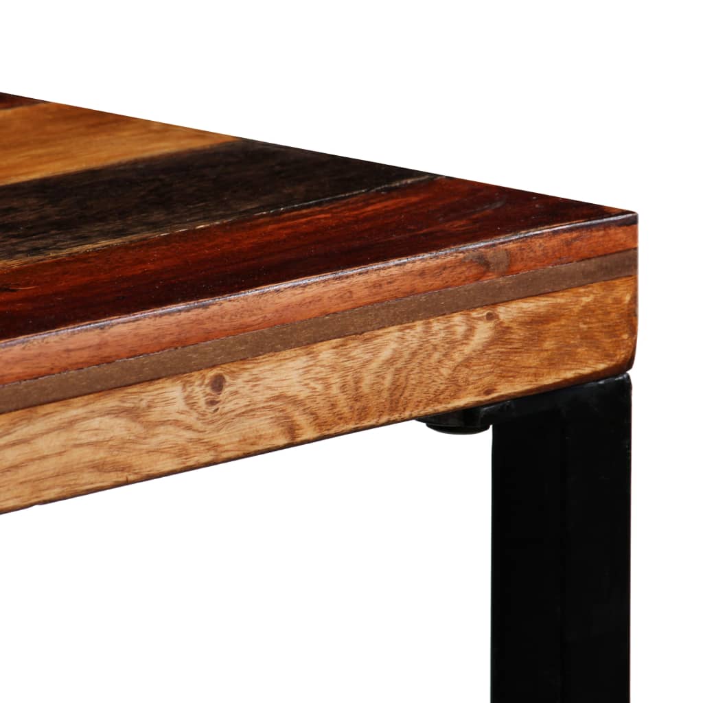 Barski stol od masivnog obnovljenog drva 120 x 60 x 106 cm