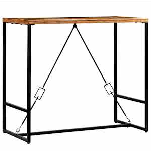 Barový stůl masivní recyklované dřevo 120 x 60 x 106 cm - obrázek 9