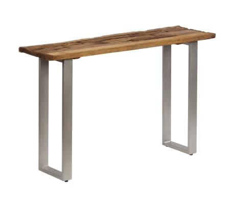 Vidaxl Console Table Reclaimed Wood And, Reclaimed Wood Console Table With Metal Legs