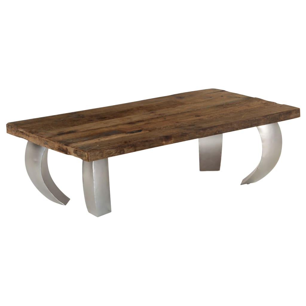 Opium Coffee Table Reclaimed Wood and Steel 110x60x35 cm