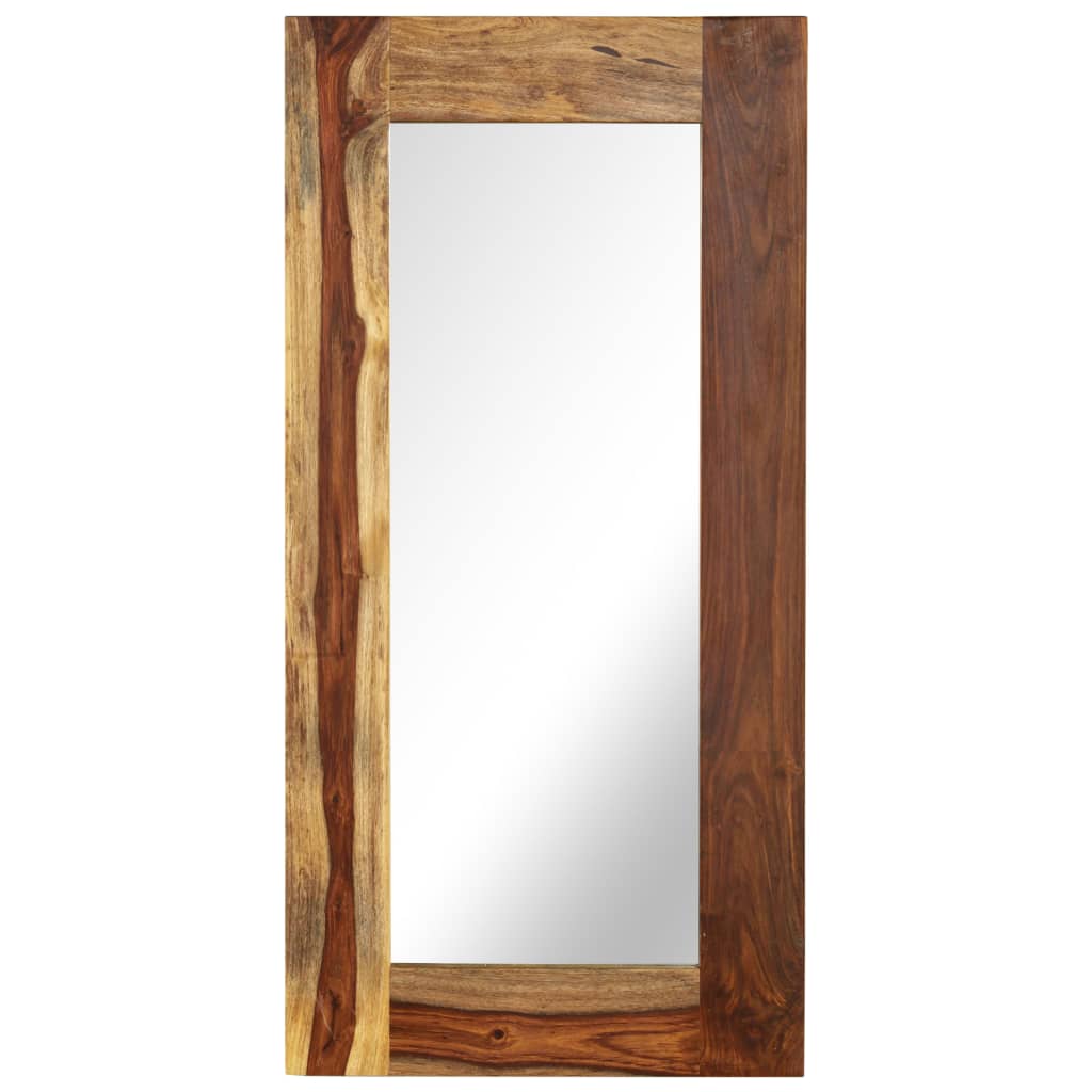 vidaXL Miroir Bois massif de Sesham 50 x 110 cm