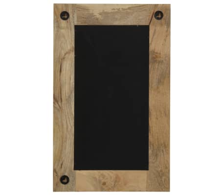 VidaXL Miroir Salle De Bain 50x22x70 Cm En Bois Massif