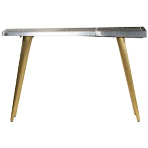 Letecký psací stůl vintage ve stylu letadla 120 x 60 x 76 cm - obrázek 3