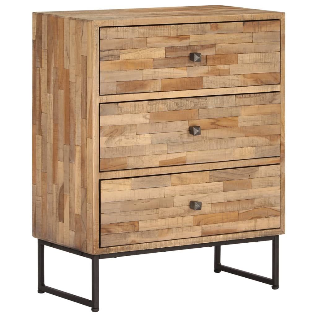 Buffet Bois de teck recyclé 60 x 30 x 75 cm