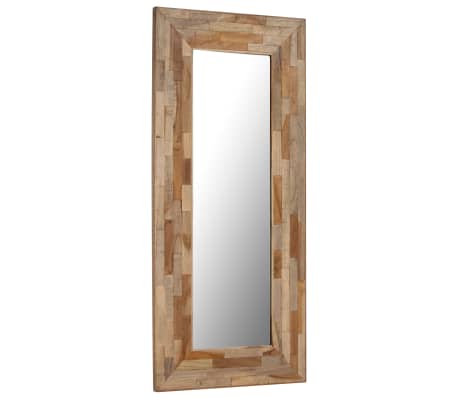 vidaXL Mirror Reclaimed Teak 19.7"x43.3"