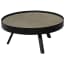  vidaXL dohányzóasztal beton asztallappal 74 x 32 cm termék 2. képe