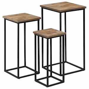 3 stojany na květiny recyklovaný teak - obrázek 12