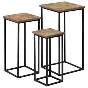 3 stojany na květiny recyklovaný teak - obrázek 15