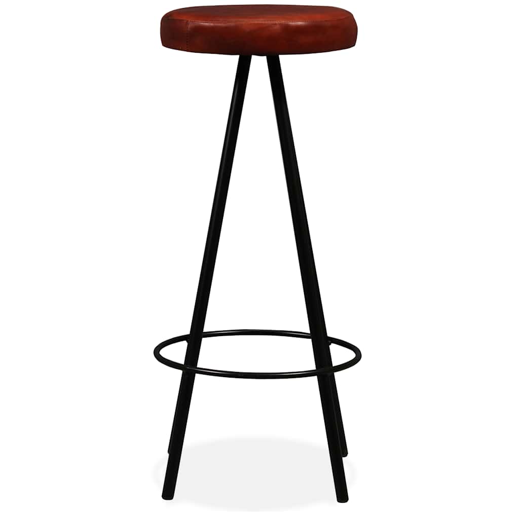 3-delige Barset massief acaciahout en echt leer image 13