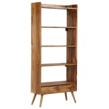 vidaXL Estantería de madera maciza de sheesham 75x30x170 cm