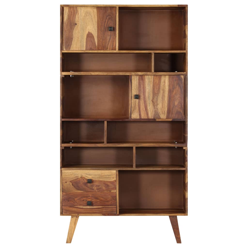 

vidaXL Hoge kast 90x35x170 cm massief sheeshamhout