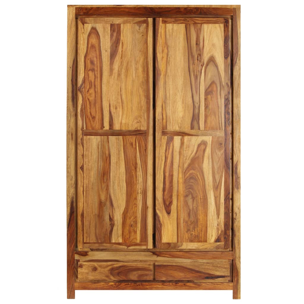 

vidaXL Kledingkast 110x55x190 cm massief sheeshamhout
