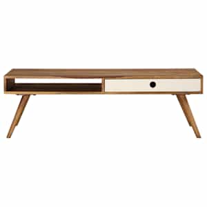 Konferenční stolek z masivní akácie 110 x 50 x 35 cm - obrázek 3
