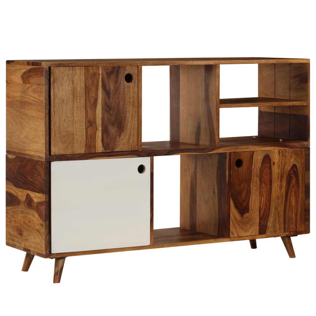 vidaXL Sideboard 118x35x70 cm Massivholz Palisander