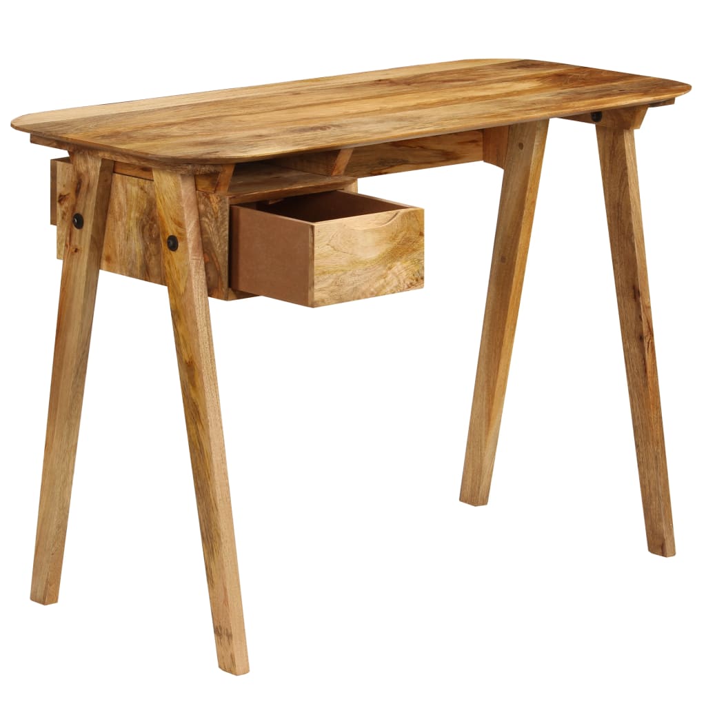 

vidaXL Schrijftafel 110x50x76 cm massief mangohout