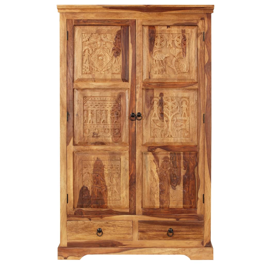 

vidaXL Dressoir 110x45x180 cm massief sheeshamhout