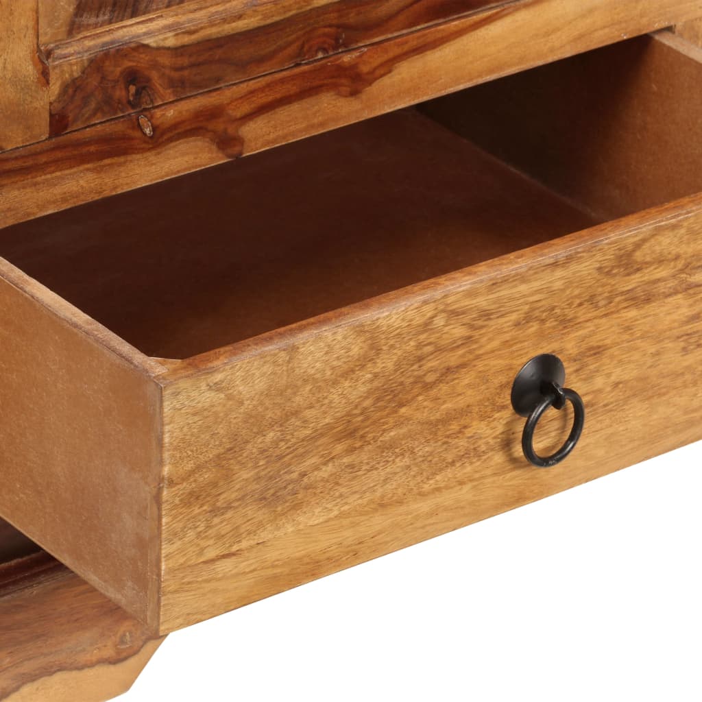 Příborník 110 x 45 x 180 cm masivní sheeshamové dřevo