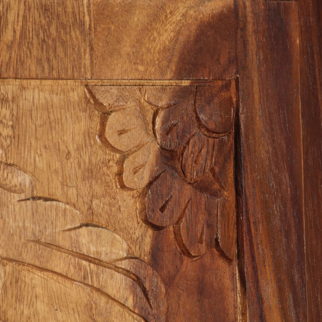 Příborník 110 x 45 x 180 cm masivní sheeshamové dřevo