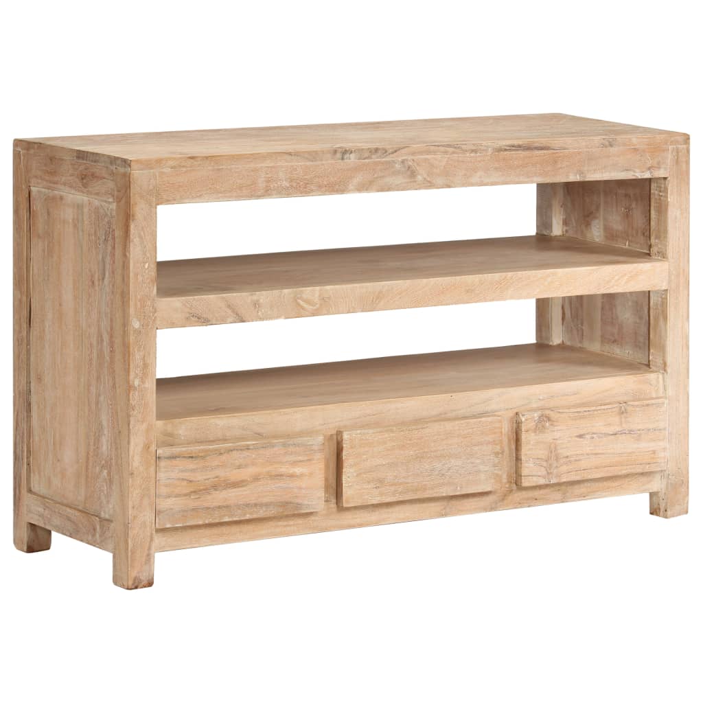 vidaXL TV-Schrank Massivholz Akazie 90x30x55 cm Hellbraun