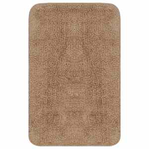 Kopalniške preproge 3 kosi blago bež barve - slika 2
