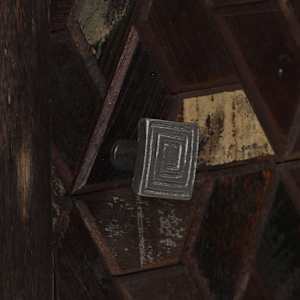 Noční stolek masivní recyklované dřevo 40 x 30 x 50 cm - obrázek 7