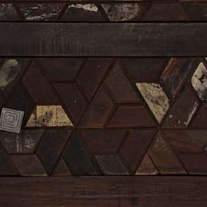Noční stolek masivní recyklované dřevo 40 x 30 x 50 cm - obrázek 8