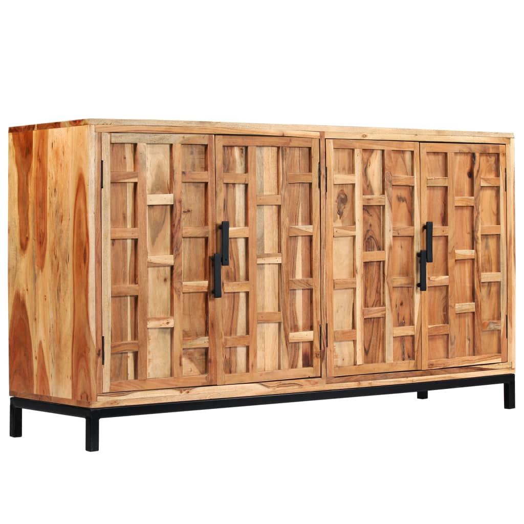 vidaXL Příborník z masivního akáciového dřeva 145 x 40 x 80 cm