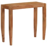 vidaXL Konsolentisch Massivholz Akazie 101 x 35 x 80 cm Braun