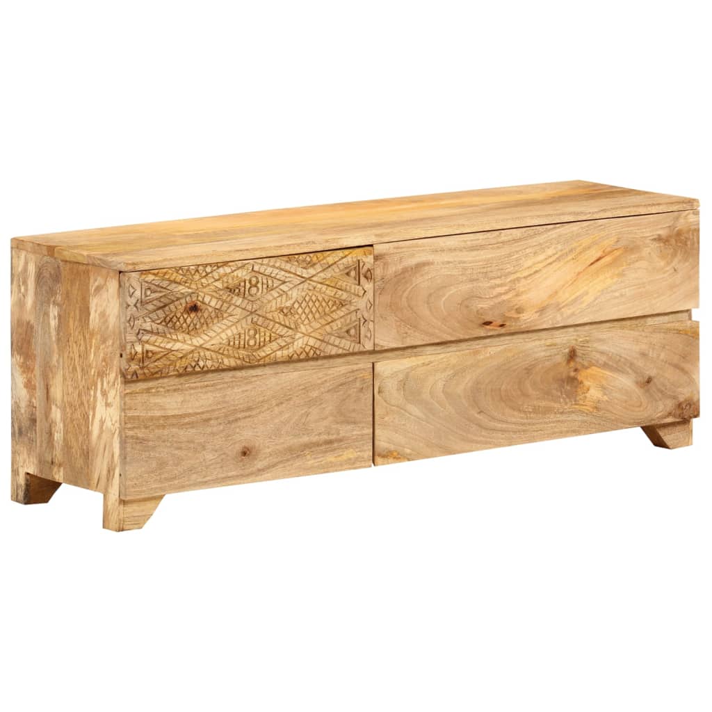 

vidaXL Tv-meubel 110x30x40 cm massief mangohout