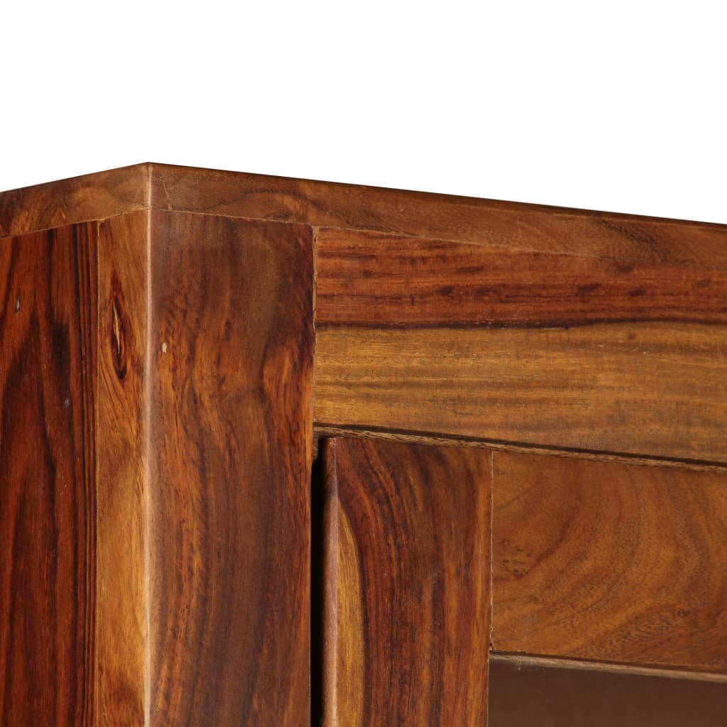 vidaXL Massello di Sheesham Credenza con 3 Cassetti Madia Armadietto Consolle