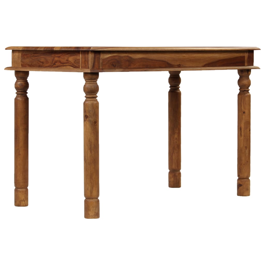 vidaXL Dining Table Solid Sheesham Wood 120x60x77 cm