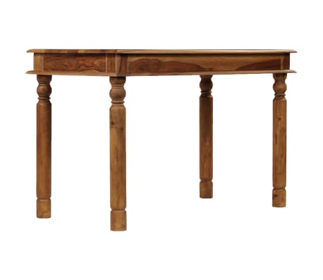 vidaXL Dining Table Solid Sheesham Wood 120x60x77 cm