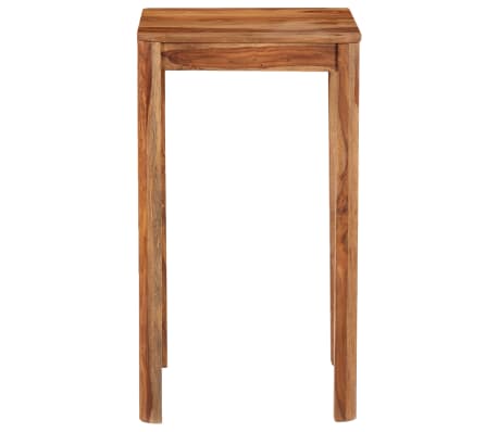 vidaXL Baro stalas, 60x60x107cm, rausv. dalbergijos medienos masyvas