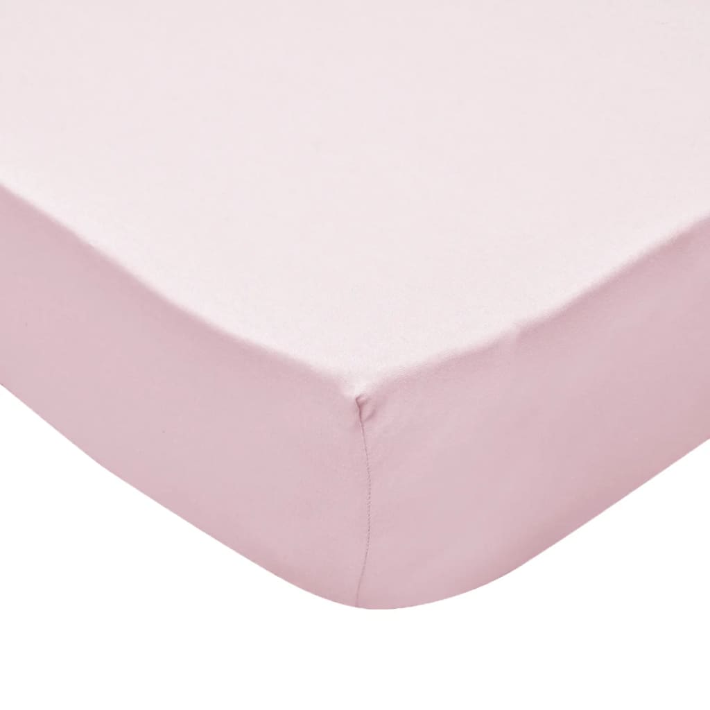 4 db rózsaszín dzsörzé matrachuzat gyerekágyhoz 40 x 80 cm 