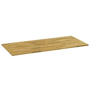 vidaXL Table Top Solid Oak Wood Rectangular 23 mm 140x60 cm