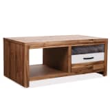vidaXL Couchtisch Akazie Massivholz 90 × 50 × 37,5 cm