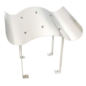 vidaXL Ковпак для Димоходу Сріблястий Нержавіюча Сталь